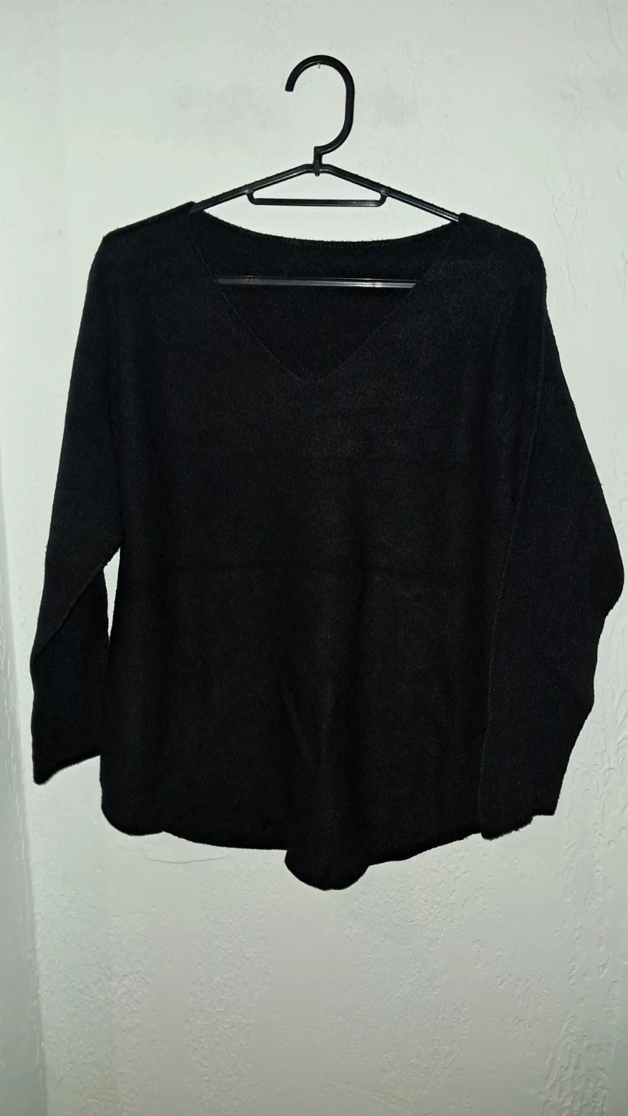 Pull col V manches 3/4 taille 42 / XL